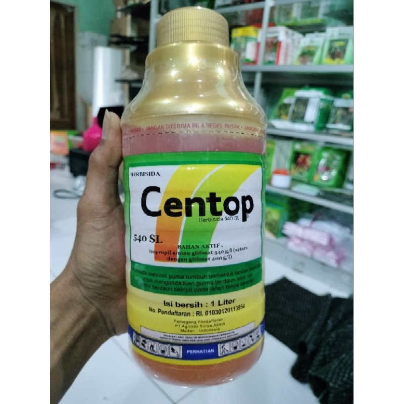 Herbisida Centop 540 SL 1 Liter Glifosat Obat Rumput Tuntas Sampai Akar