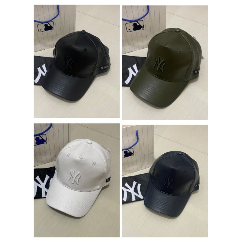 TOPI NY YANKEES LEATHER / TOPI NY YANKEES KULIT /