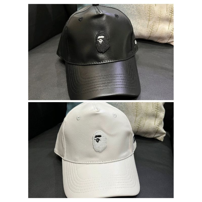 TOPI A BATHING APE LEATHER / TOPI A BATHING APE KULIT /