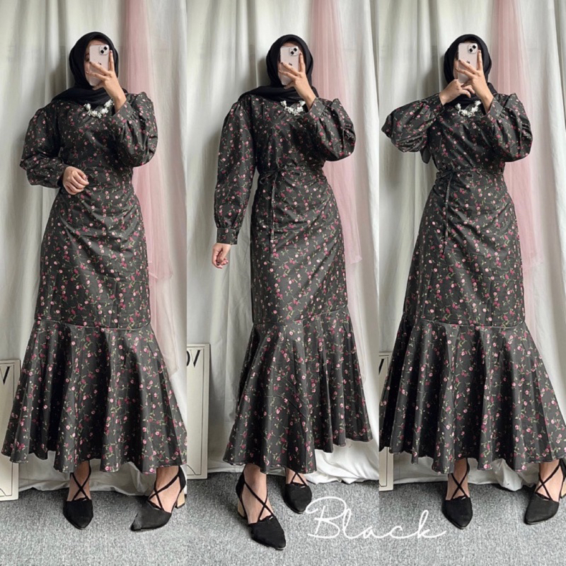 AIMEL FISHTAIL MAXI DRESS XL (LD 100, P 133)