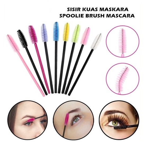 `ღ´ PHINKL `ღ´ Sikat bulu mata spuly spoolie mascara wands untuk eyelash extension pemisah