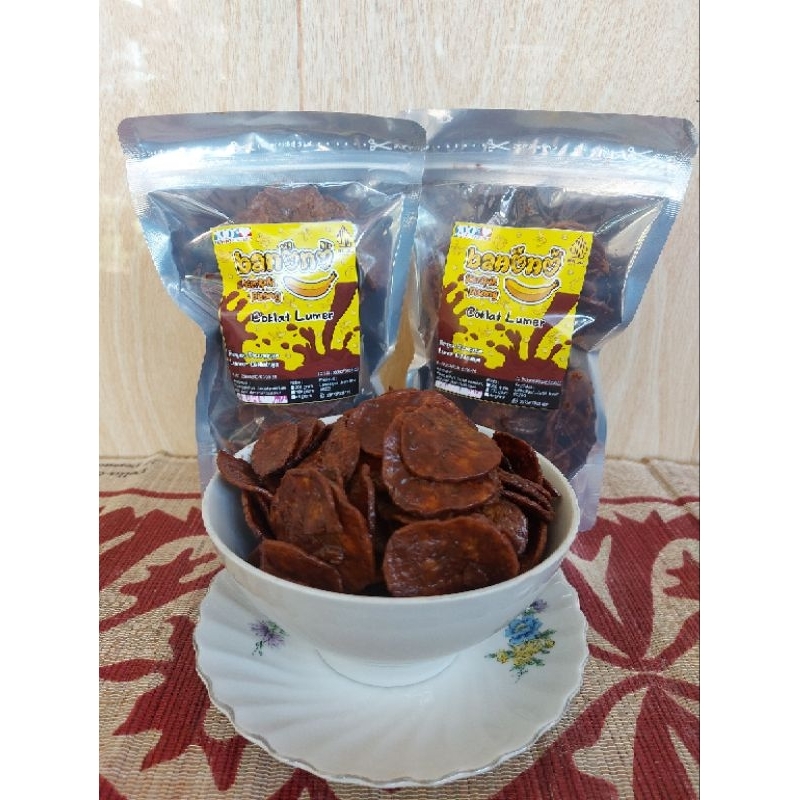 

Keripik Pisang Rasa Coklat Banono Camilan Enak 200g