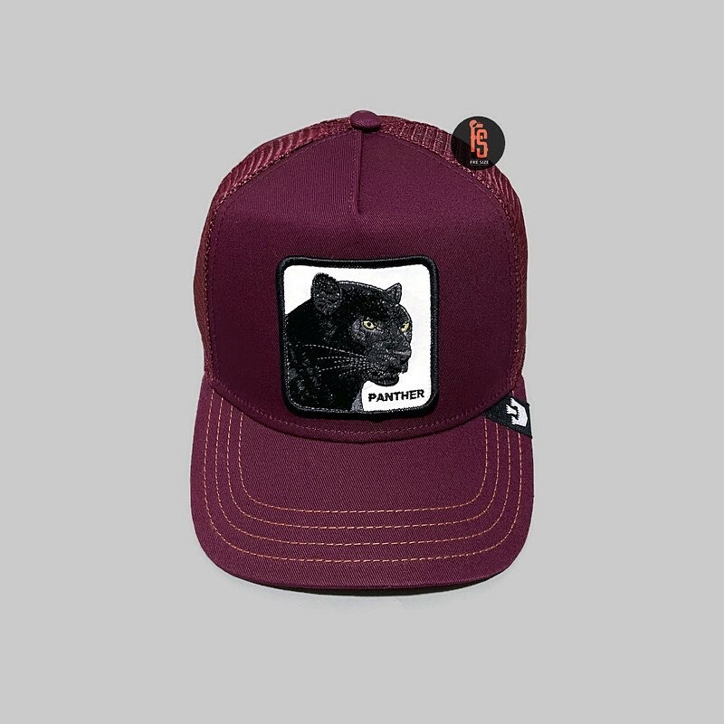 TOPI ORIGINAL GOORIN BROS TRUCKER TONAL PANTHER MAROON