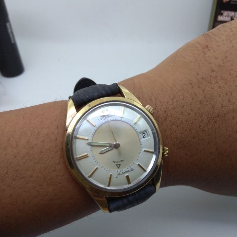 Jam tangan pria Vintage Jaeger Le Coultre Memovox
