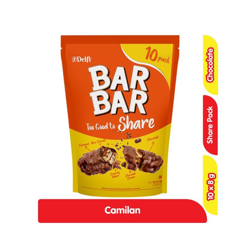 DELFI BarBar Wafer Share pack 10's 80g