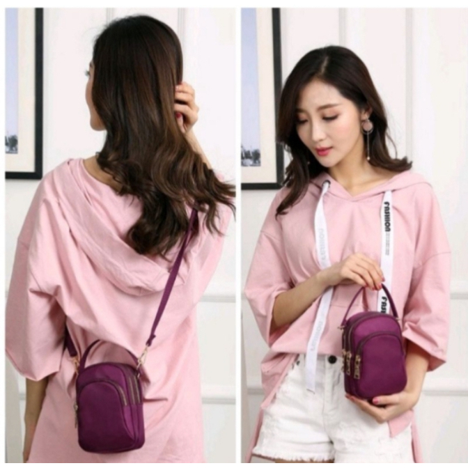 DAEYBAG_STORE Tas Chibao Mini Tas Selempang Wanita mini tas hp tas jinjing Stylish cibau saku polos Fashion Wanita Tas Korea