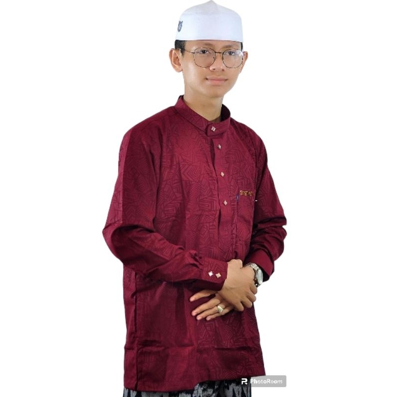 KOKO KURTA AMMU / KOKO SANTRI LENGAN PANJANG / baju atasan muslim