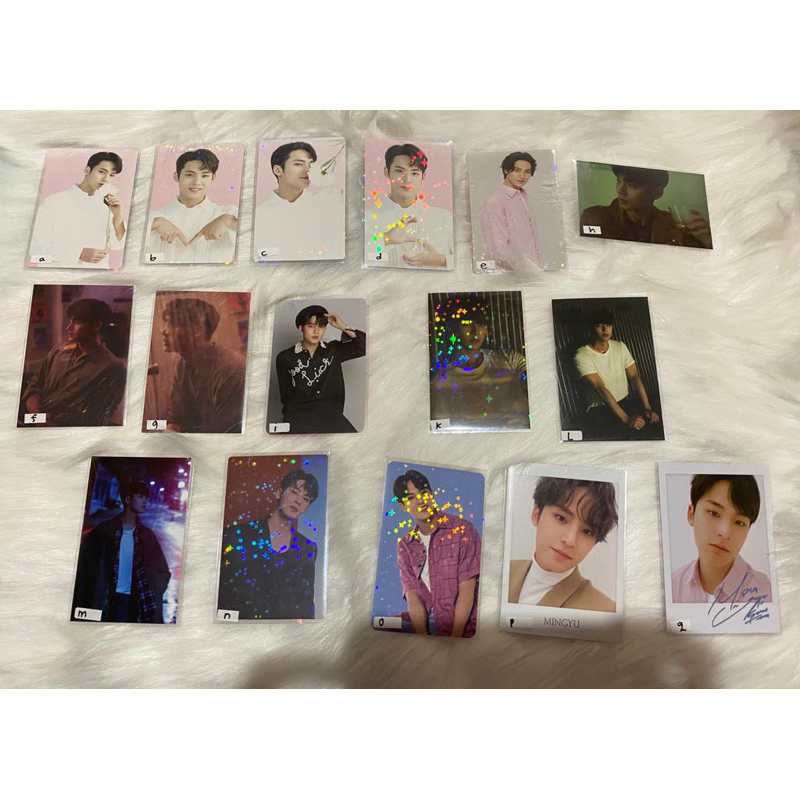 {Ready Stock} Official Clearance Sale PC Mingyu  Power of Love Bitter Sweet Dicon Seventeen Cafe Sev