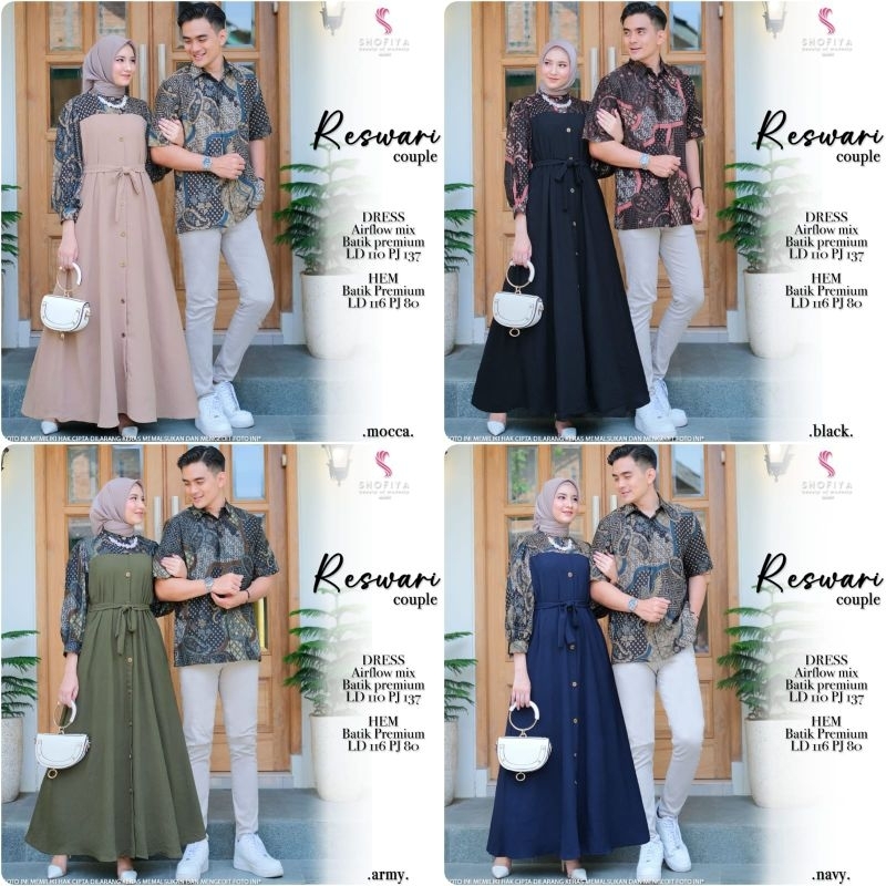 Couple Hem & Dress | Reswari Couple SHOFIYA