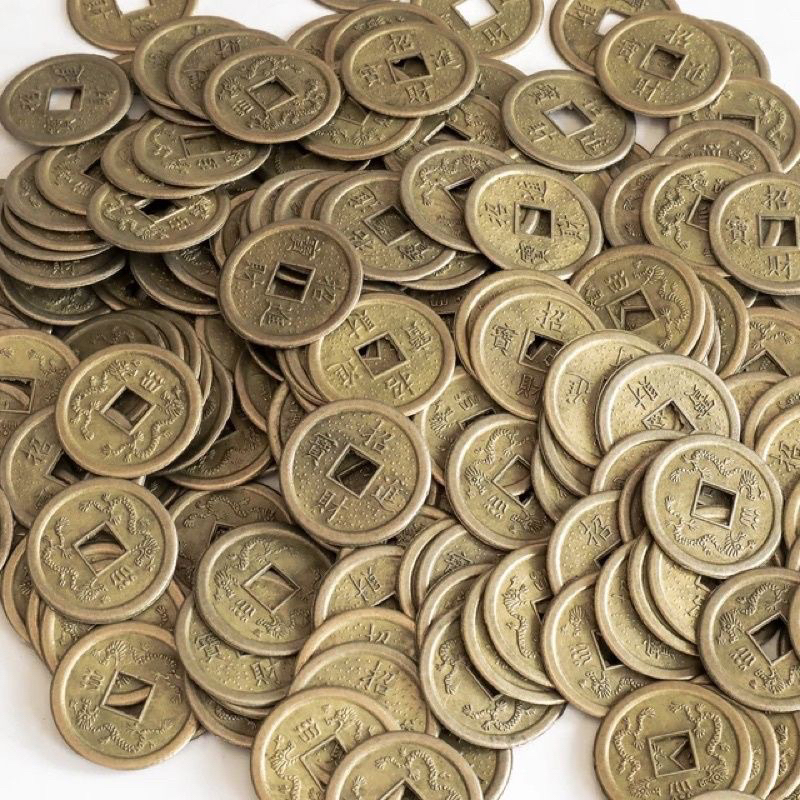 1pcs Replika Koin Cina 1.5cm 2cm 2.5cm - Koin China - Koin kuno - Uang lama