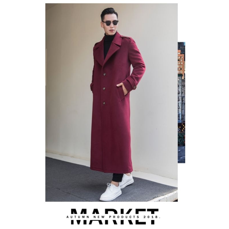 jubah pria panjang /long coat pria