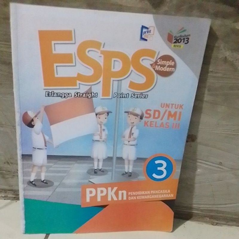 esps ppkn/kewarganegaraan sd kelas 3/III erlangga