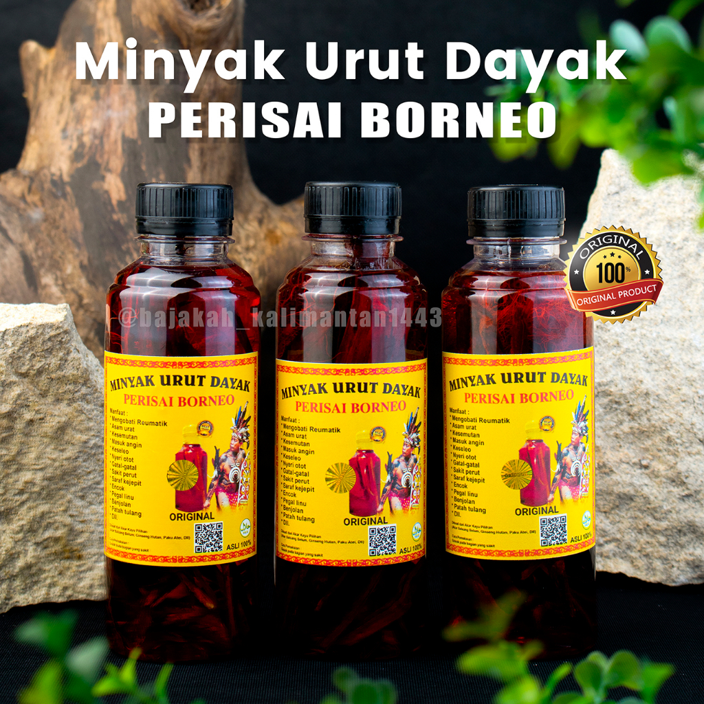 Minyak Urut Dayak Asli Kalimantan 250ml