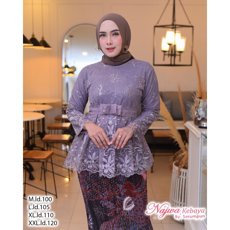 TUNIK/BLOUSE SITA UKURAN M,L,XL,XXL LINGKAR DADA SAMPAI 120 CM//SERAGAMAN KELUARGA//BAJU PESTA LAMARAN//BAJU KONDANGAN//BAJU LEBARAN//KEBAYA WISUDA//KEBAYA MODERN//KEBAYA ORIGINAL//TUNIK TERBARU//BLOUSE KEKINIAN//TUNIK MELAYU KURUNG PADANG//BY SERUMPUN