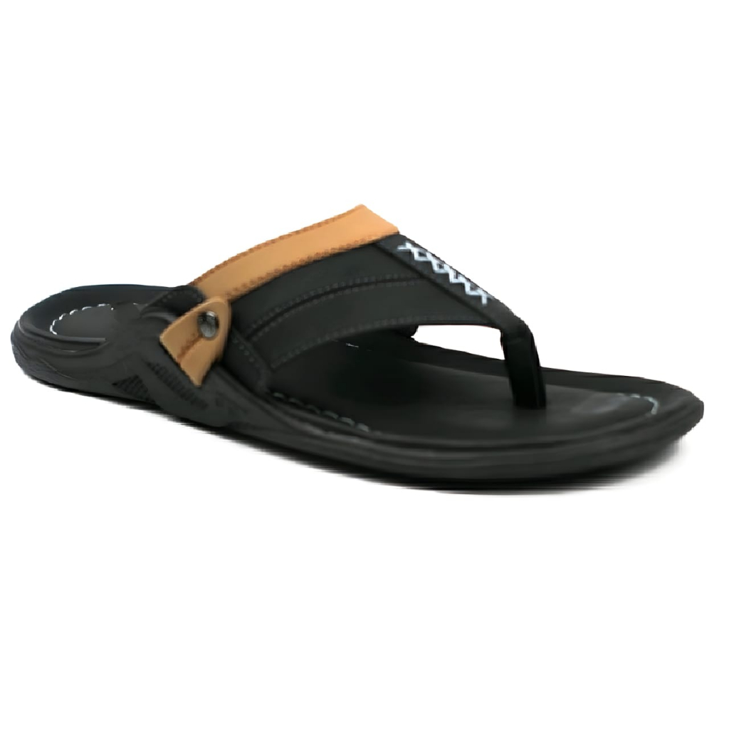 Furenic Sandal Pria Kulit Jepit Dewasa Original Leather L4