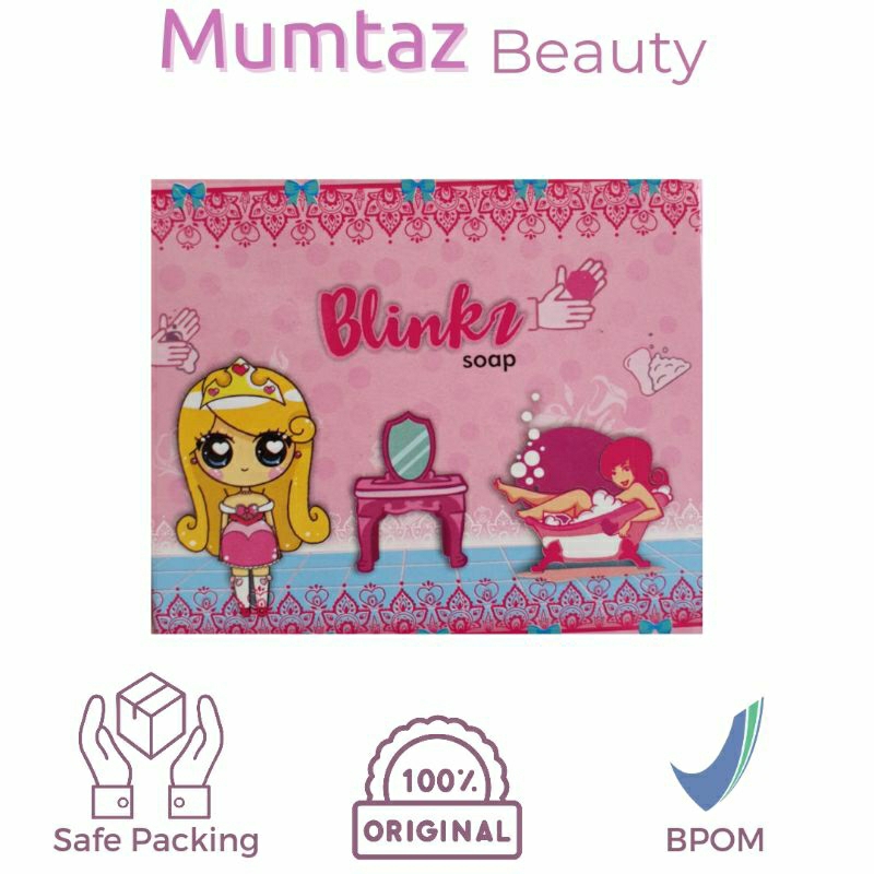 BLINKZ SOAP | Blinkz Soap Whitening | Sabun Blinkz Pemutih Tubuh | Sabun Pencerah BPOM
