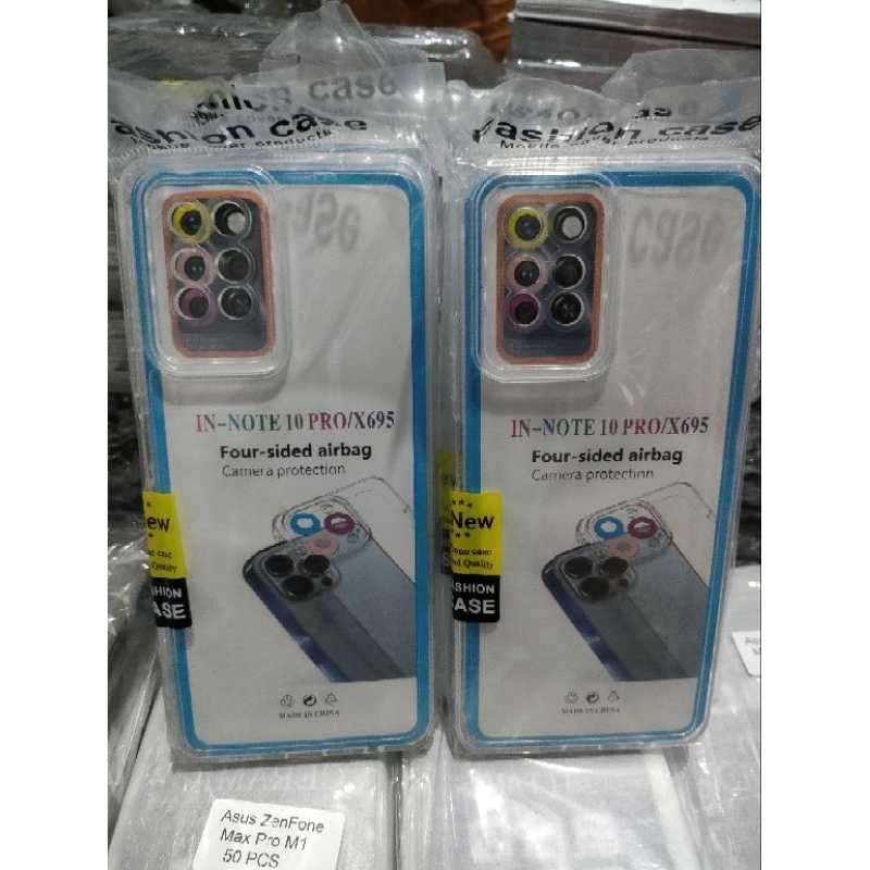 Softcase Infinix Note 10 Pro Silikon Casing Case Bening Transparan Pelindung Pro Camera