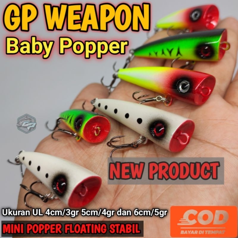 Baby Popper GP Weapon / Popper GP Weapon 4cm 5cm 6cm