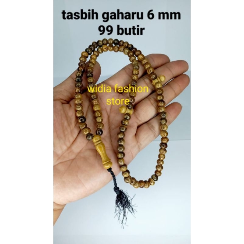tasbih kayu gaharu 6mm tasbih gaharu wangi tasbih kayu gaharu asli tasbih gaharu 99 butir tasbih sou