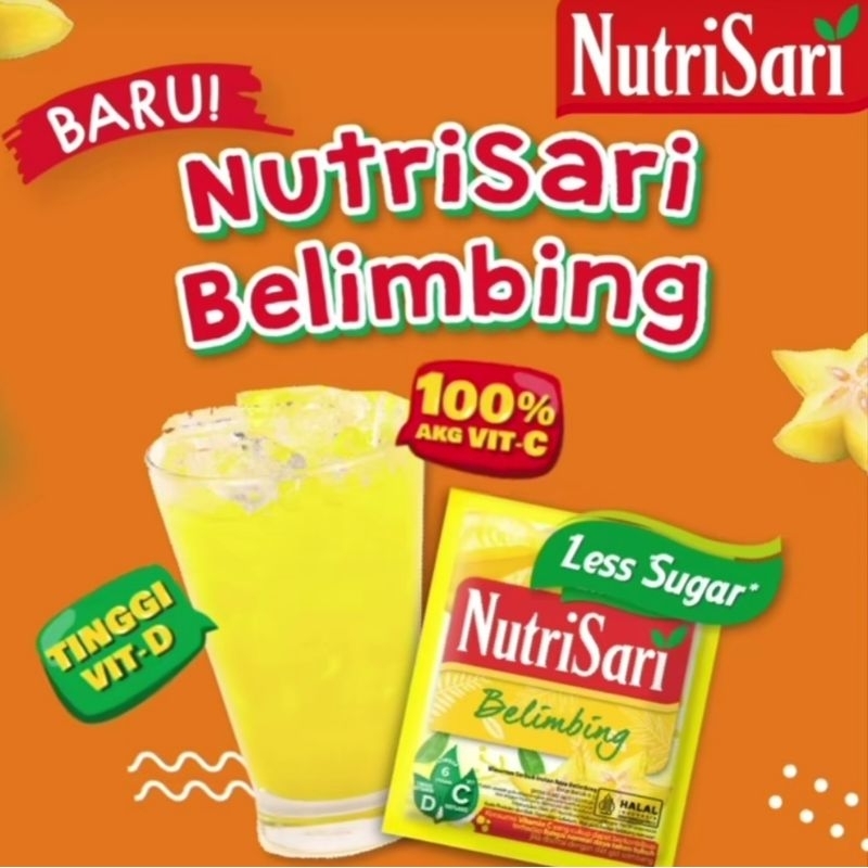 

NutriSari Rasa Belimbing !!! NutriSari Belimbing Less Sugar Nutri Sari