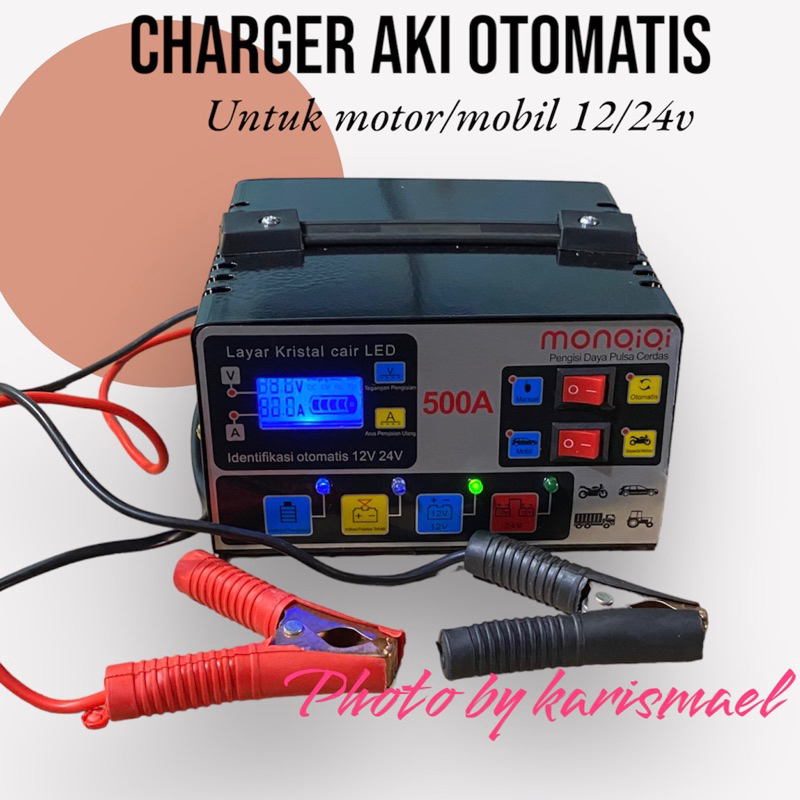 SMART CHARGER ALAT CES AKI MOBIL MOTOR 12V 2 /6/10 /20 AMPERE