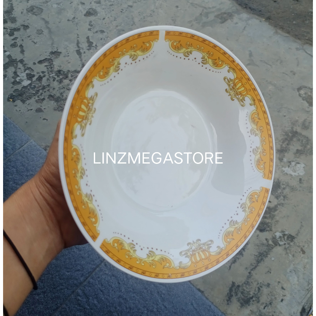 Piring Makan 8" Mahkota Dinasty / Untuk 6 pcs / Piring Makan / Piring Makan