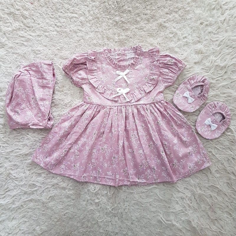 Baju Bayi Bonet Bayi Set