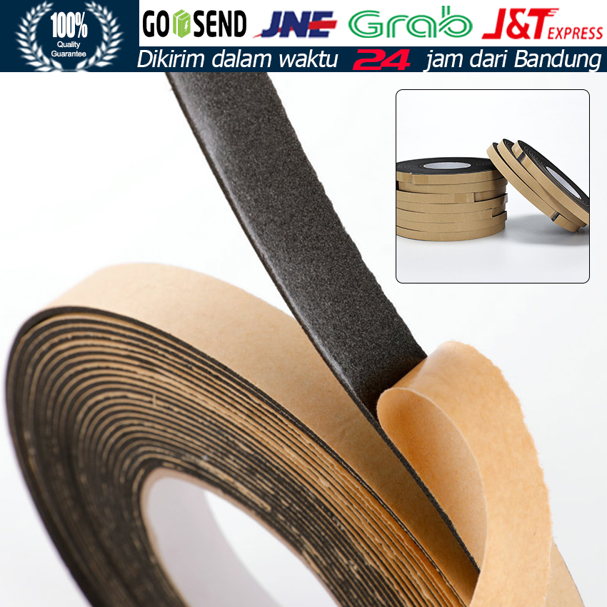 

10M Eva Foam Tape / Single Tape / Pita Perekat Tunggal Busa EVA Hitam / Busa Perekat Mobil Yang Kuat Tahan Kejut / Pengisi Busa Karet Segel Suara Untuk Pintu Dan Jendela