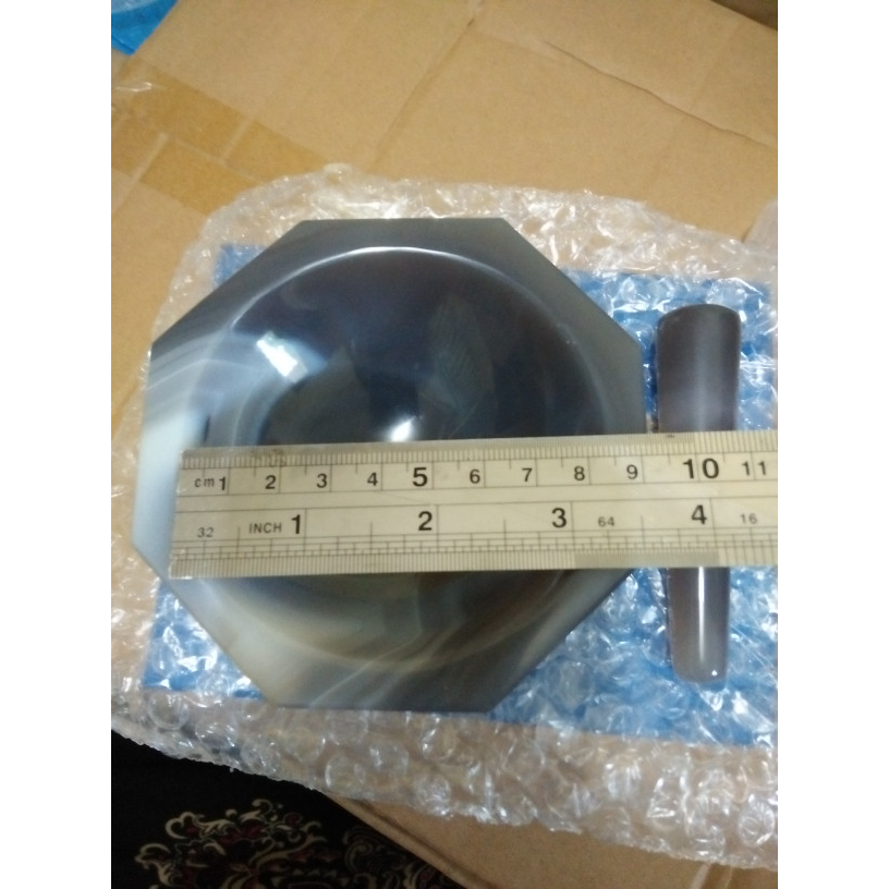 Agate Mortar 8cm