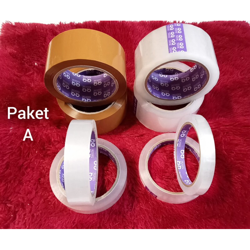 

Paket Hemat ATK Alat Tulis Kantor (lakban,solatip, cutter, dll)