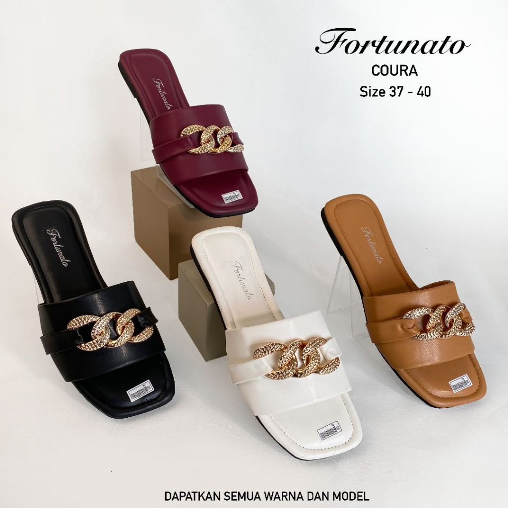 NEW SANDAL WANITA FLAT - ROSELINA