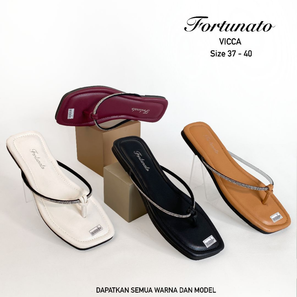 NEW SANDAL WANITA FLAT - JEPIT KENANGA