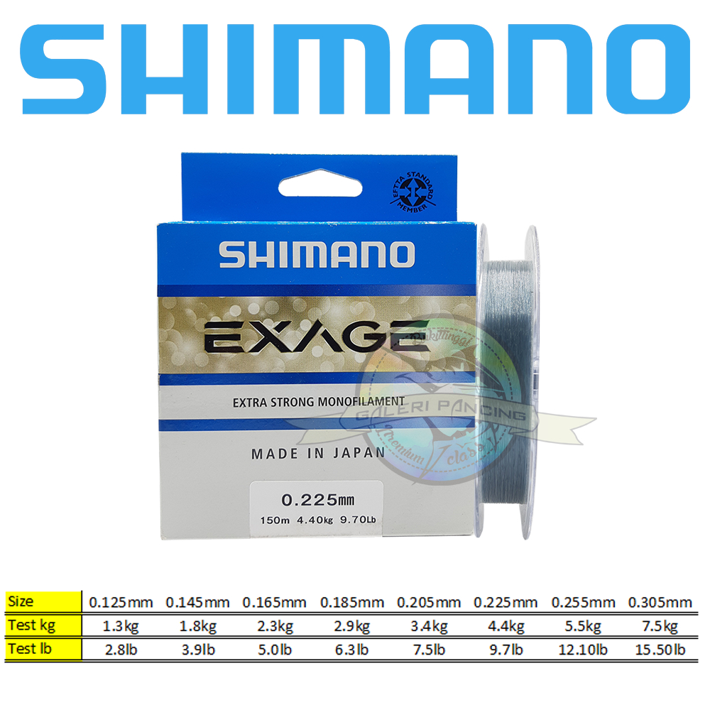 Senar Pancing Shimano Exage 150M
