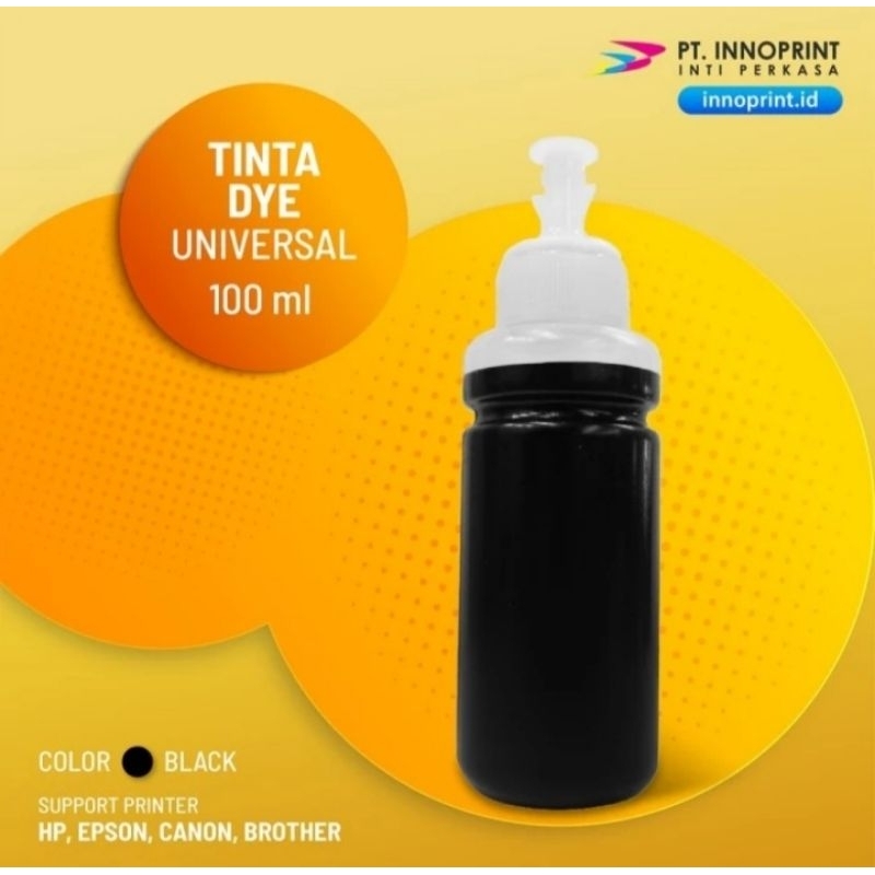 Tinta Botol Cair Bisa Untuk Semua Printer Tanpa Label 100 ml CMYK
