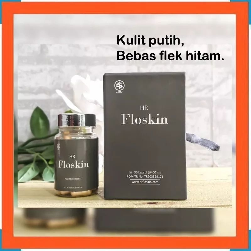 HR FLOSKIN PEMUTIH TUBUH BADAN DAN WAJAH ANTI AGING