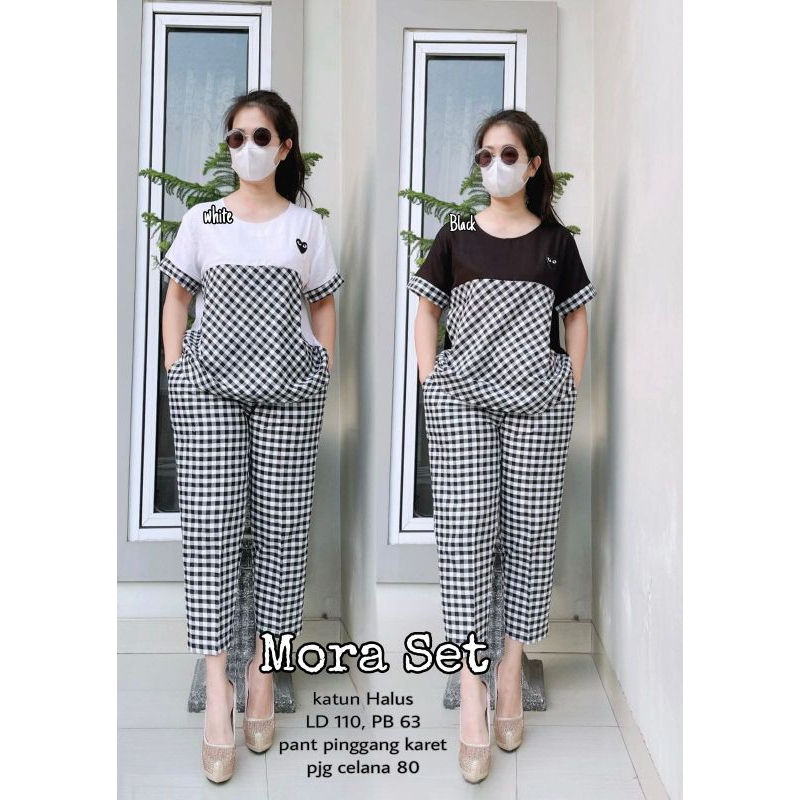 KARIN SALUR /KARIN/MORA/MOKA/ELFA SETELAN BAJU WANITA ORI