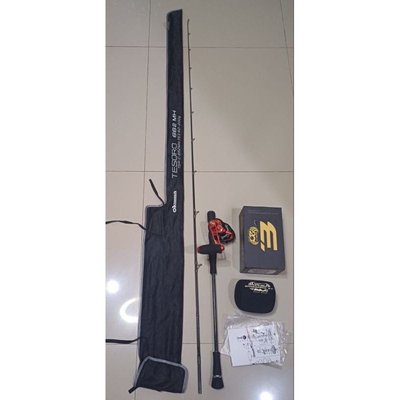 REEL OH MAGURO EMSSARY 400 NHLROD OH OKUMA TESORO 662 PE 3
PE 3 DURAKING VALLIANT X8 300 MTR