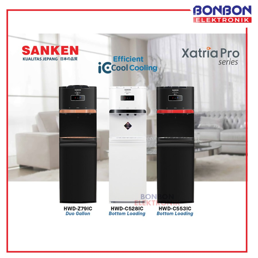 Sanken Dispenser Duo Galon HWD-Z79IC / HWDZ79IC Xatria Pro Series