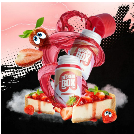 DESSERT BOX STRAWBERRY 60 MILI - SWEET STRAWBERRY DESSERT