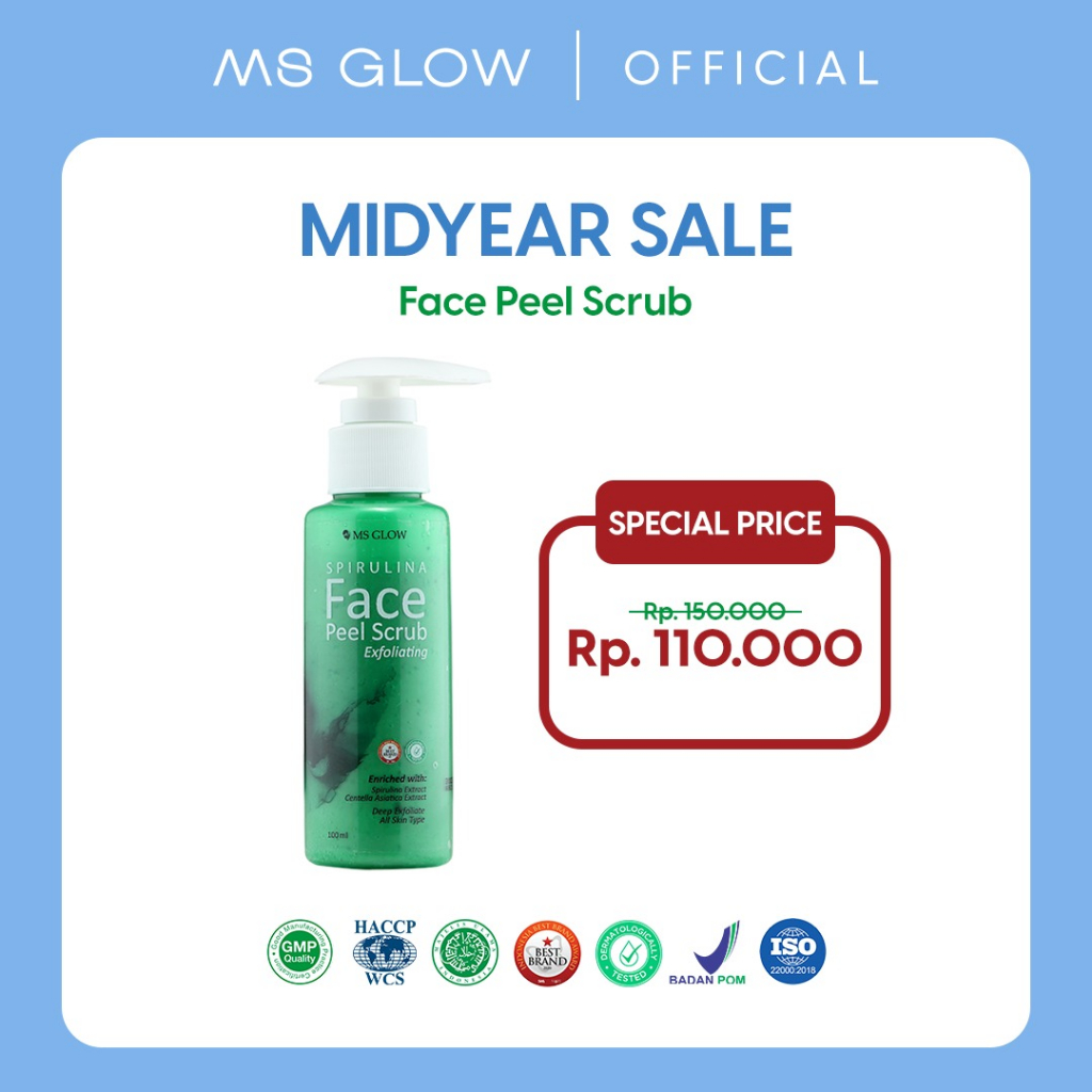 MS GLOW - FACE PEEL SCRUB - 100 GR