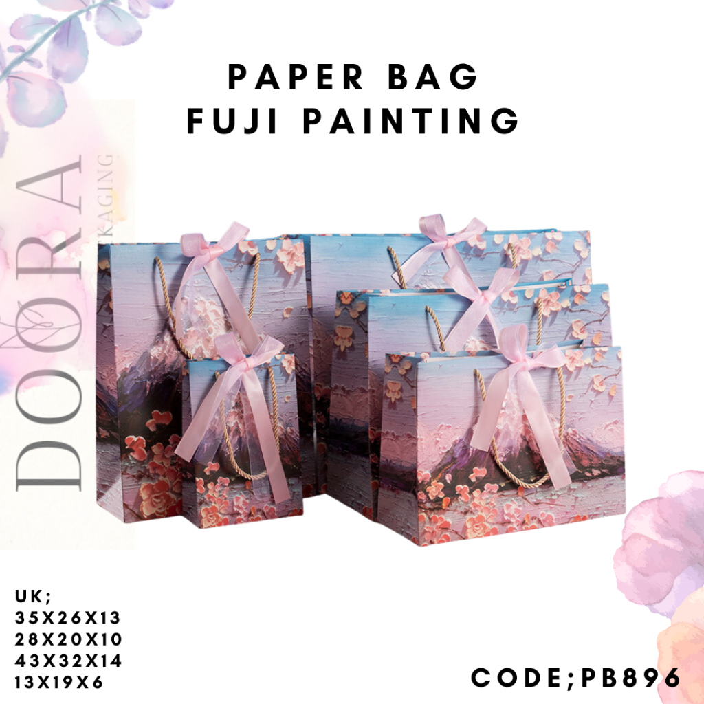 

Paper Bag - Mount Fuji Painting