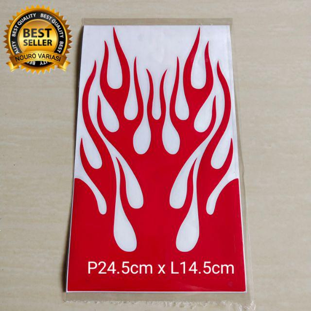 stiker spakbor lidah api