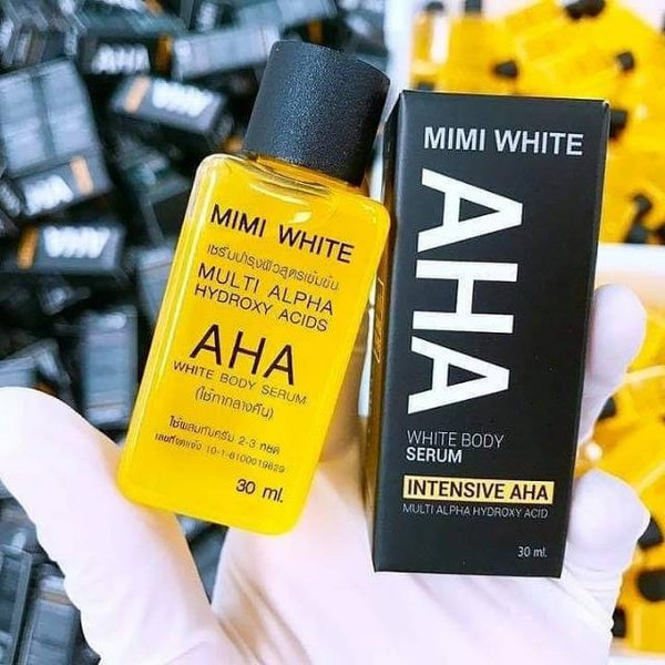 AHA Mimi white bright serum pemutih badan