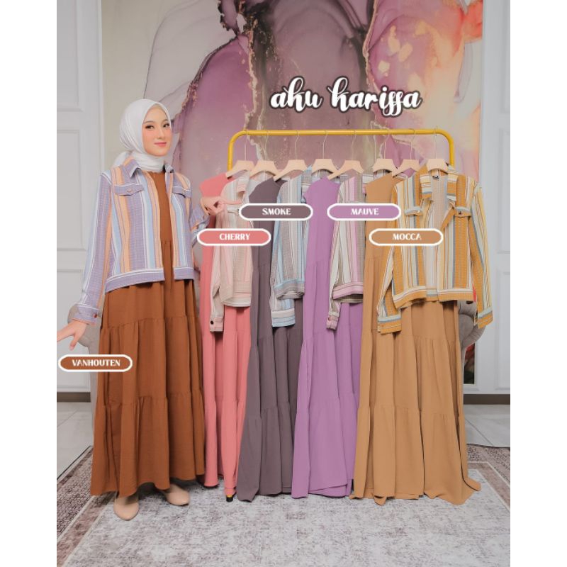 SET ROMPI KANIFA BLAZER AKU KARISSA/SET ROMPI TERBARU/DRESS ALU KARISSA TERBARU/DRESS REMAJA KEKINIA