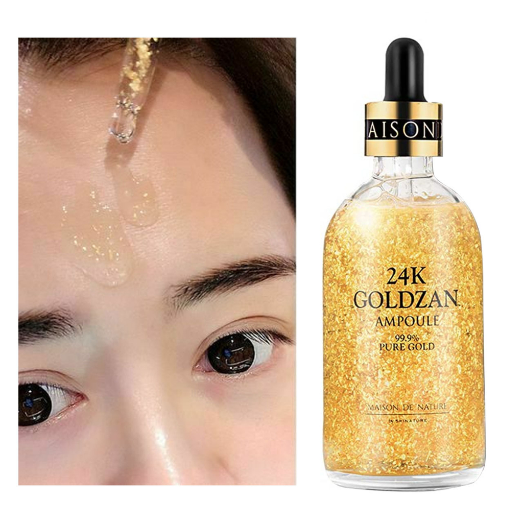 (Original 100%) Serum Emas 24k Wajah Glowing Menghilangkan Flek Hitam Dan Bekas Jerawat