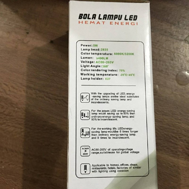 BOLA LAMPU LED JAGUNG HEMAT ENERGI / LAMPU JAGUNG LED / LAMPU RUMAH LED PUTIH