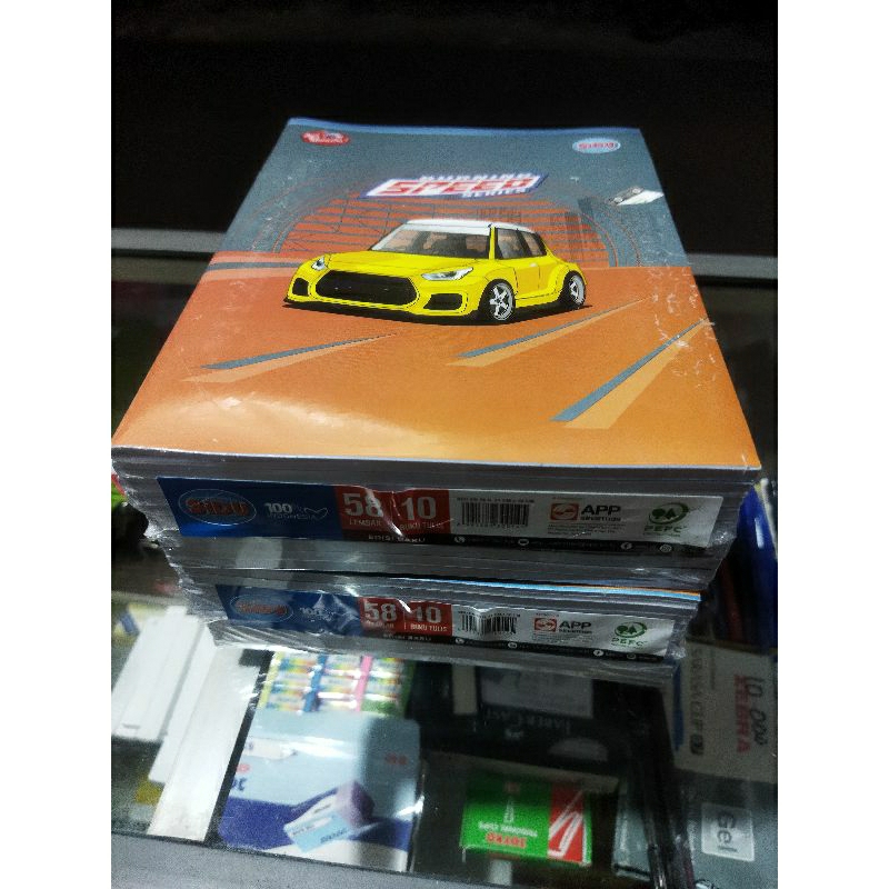 

buku tulis sidu 58 lembar isi 10 buku