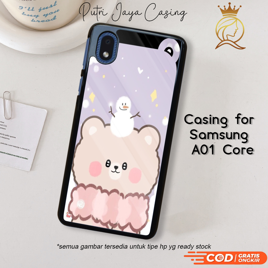 Case Hp Samsung A01 Core Casing Samsung A01 Core Motif ANIMEBEAR2 Casing Terbaru Case Karakter Lucu 