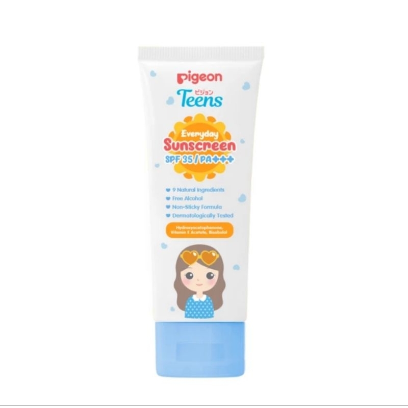 Pigeon Teens Everyday Sunscreen SPF35 PA+++ Ukuran 30 ml