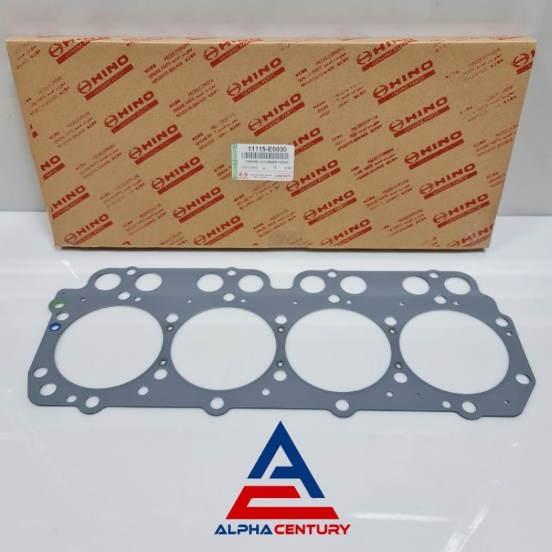 PAKING PACKING HEAD PAK DEKSEL GASKET SILINDER HEAD HINO HT130 HT 130 HT125 HT 125 130HT PLAT ORI GARANSI